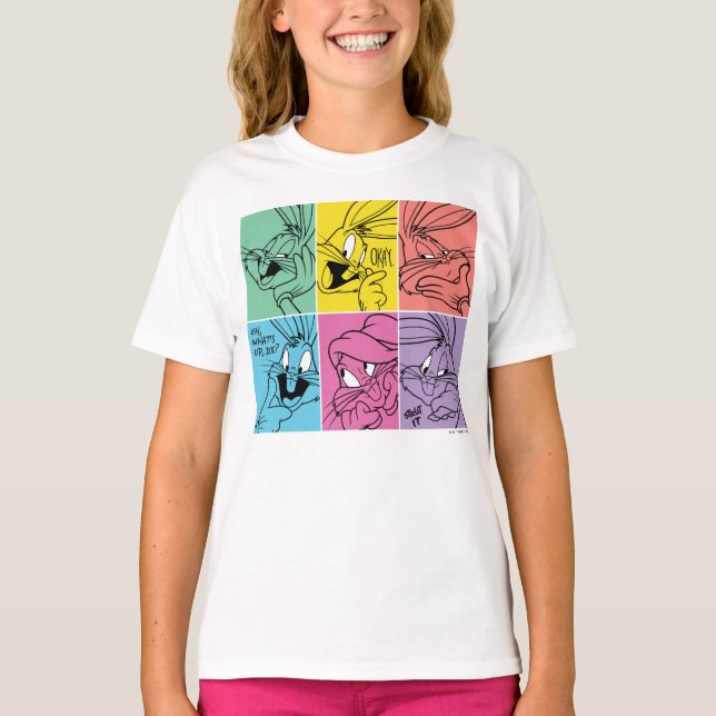 Camiseta INSETOS - Expressões BUNNY™ Color Block (Frente)