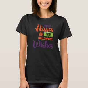 Camiseta Insetos Hisses deseja belo Dia das Bruxas para hom