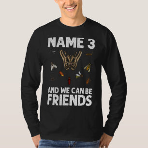 Camiseta Insetos legal Para Mulheres Entomologia Manteiga D