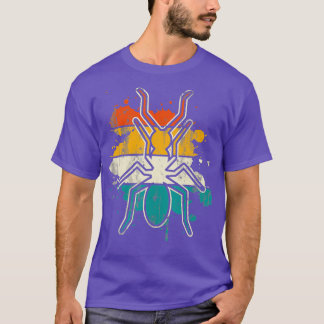 Camiseta Insetos Retroativos Entomologia Dobras De Animais