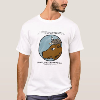 Camiseta Insetos & T do logotipo do mel