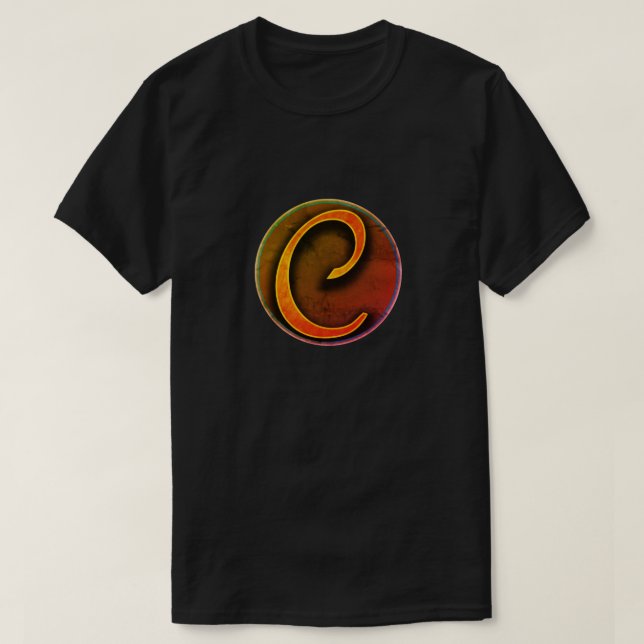 Camiseta Insígnia "C" Super Hero (Frente do Design)