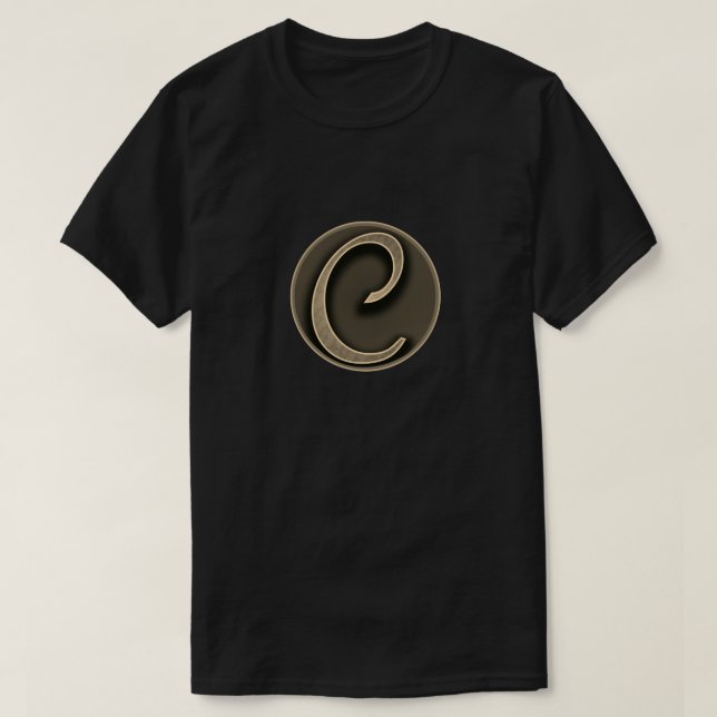 Camiseta Insígnia "C" Super Hero (Frente do Design)
