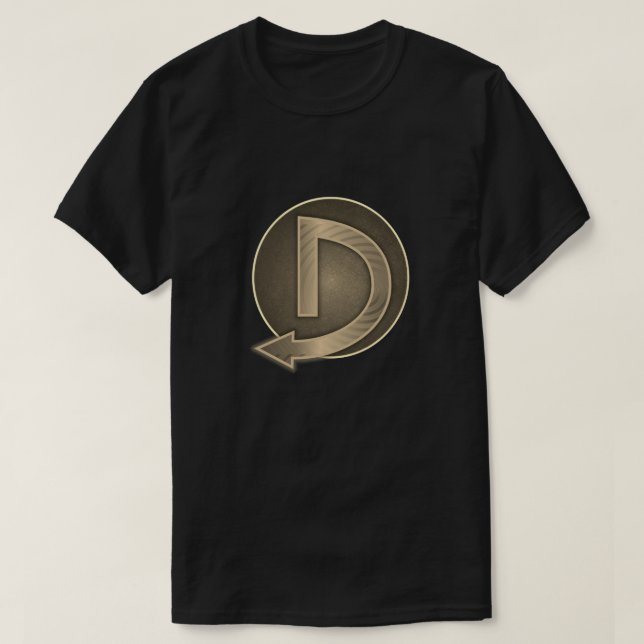 Camiseta Insígnia "D" Super Hero (Frente do Design)