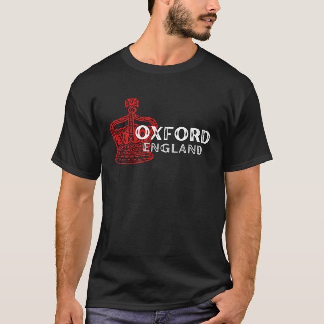 Camiseta Insígnia da Coroa da Inglaterra OXFORD (Frente)