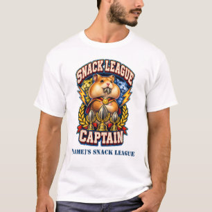 Camiseta Insígnia da Liga do Capitão Lanche do Hamster