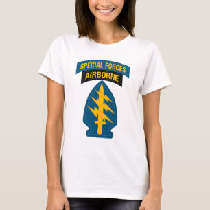 Camiseta insígnia das Forças Especiais Tab Aerotransportada