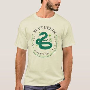 Camiseta Insígnia de Orgulho da Casa da Cobra Verde SLYTHER