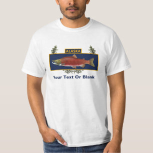 Camiseta Insígnia de Pescador de Combate do Alasca