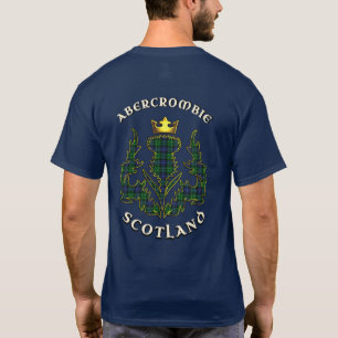 Camiseta Insígnia do Clã Abercrombie & Tartan c/ Motto