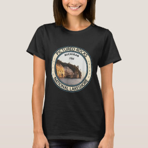Camiseta Insígnia do Pictured Rocks National Lakeshore Mich