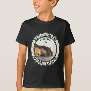 Camiseta Insígnia do Pictured Rocks National Lakeshore Mich
