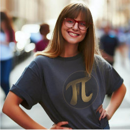 Camiseta Insígnia do Super Herói Pi