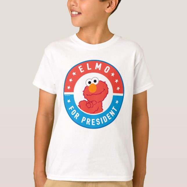 Camiseta Insígnia Elmo para Presidente (Frente)