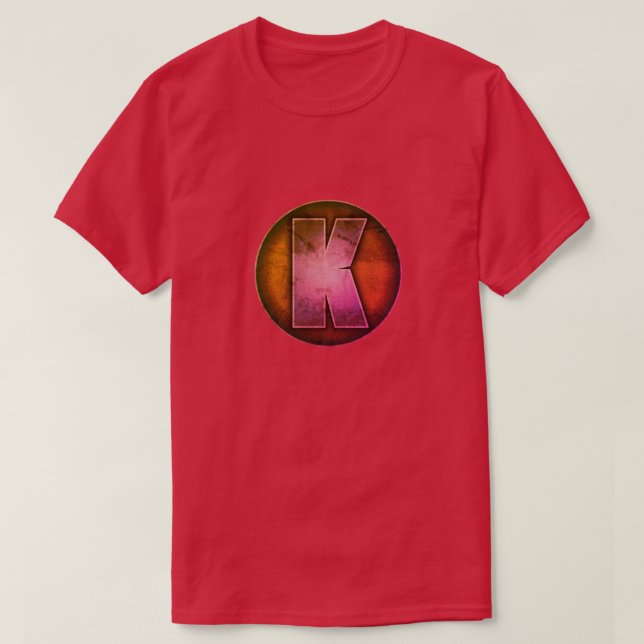 Camiseta Insígnia "K" Super Hero (Frente do Design)