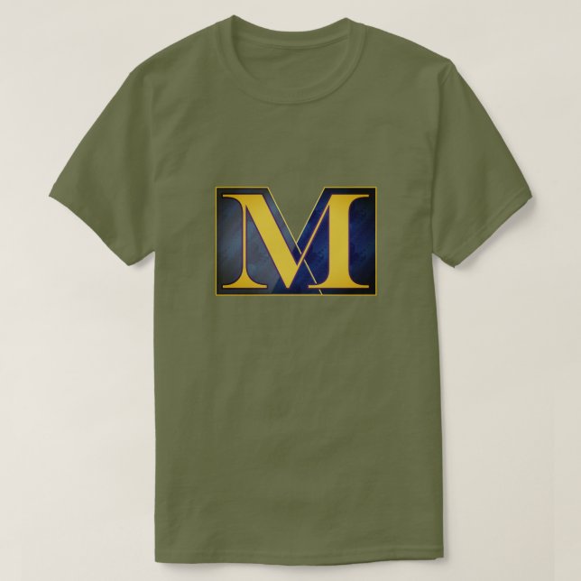 Camiseta Insígnia "M" Super Hero (Frente do Design)