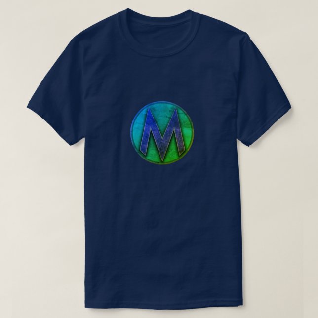 Camiseta Insígnia "M" Super Hero (Frente do Design)