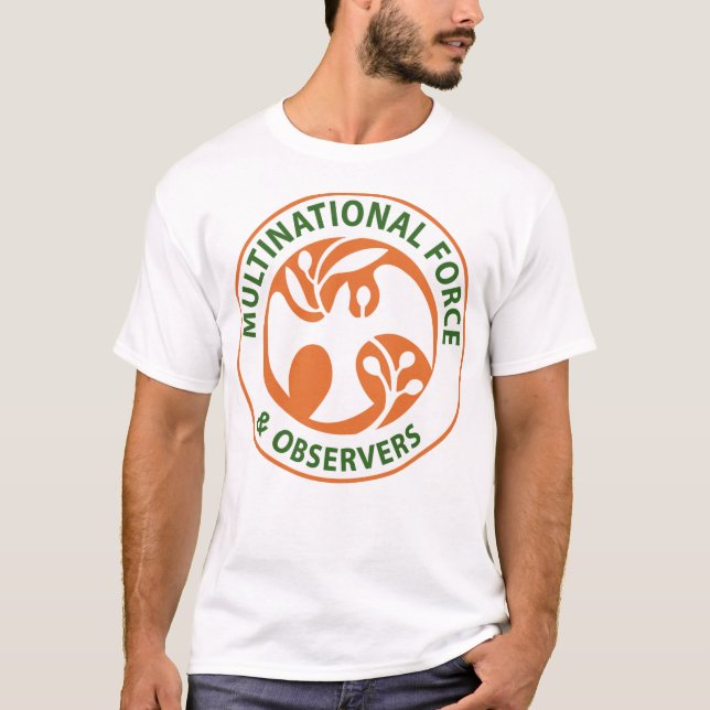 Camiseta Insígnia Multinacional de Força e Observadores (MF (Frente)