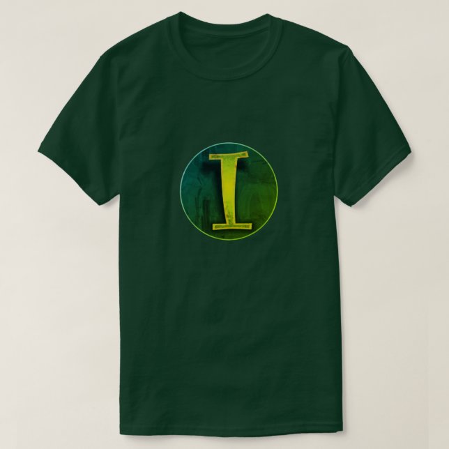 Camiseta Insígnia Super Hero "I" (Frente do Design)