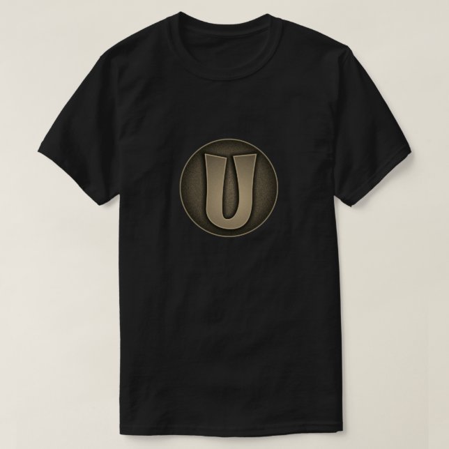 Camiseta Insígnia "U" Super Hero (Frente do Design)