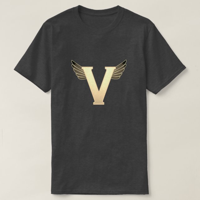 Camiseta Insígnia "V" Super Hero (Frente do Design)