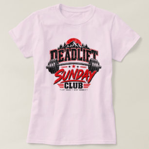 Camiseta Insígnia Vintage de Levantamento de Peso do Deadli