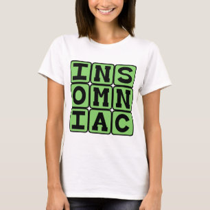 Camiseta Insone, Dificuldade para Dormir