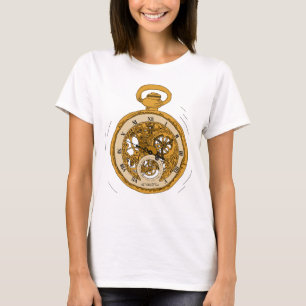 Camiseta Inspeção de bolso ilustrada