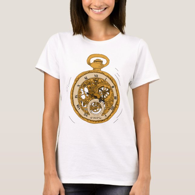 Camiseta Inspeção de bolso ilustrada (Frente)