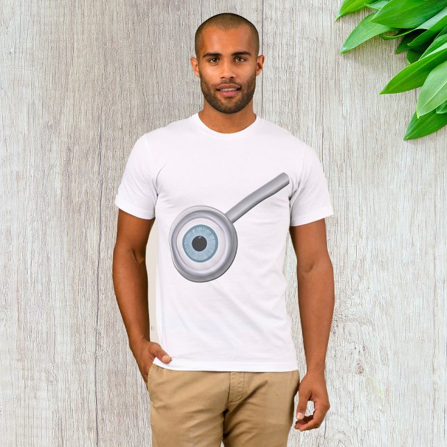 Camiseta Inspeção de Olhos de Ampliação Ocular (Criador carregado)