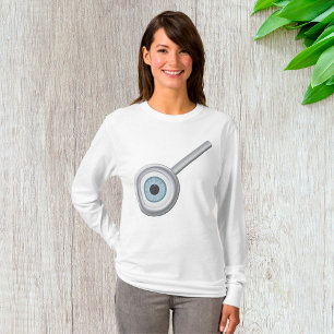 Camiseta Inspeção de Olhos de Ampliação Ocular