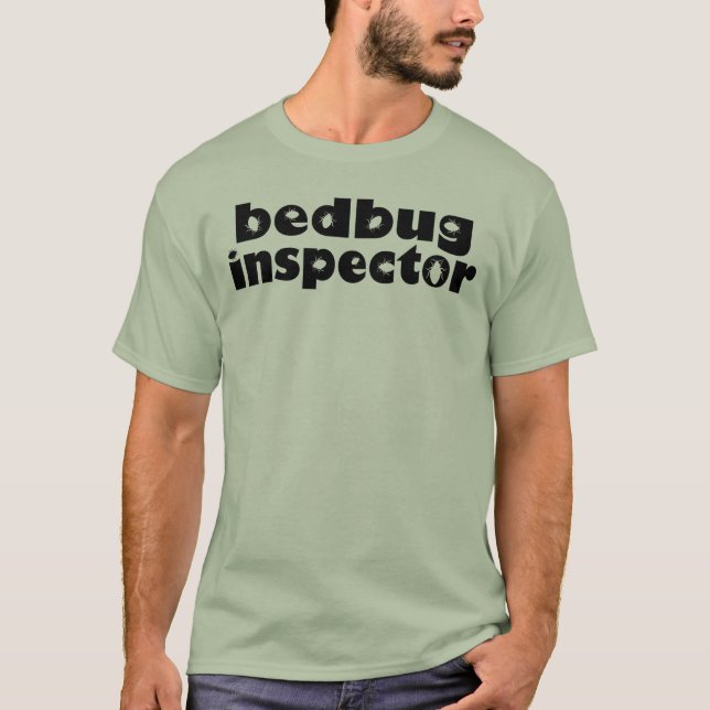 Camiseta Inspector do percevejo (Frente)