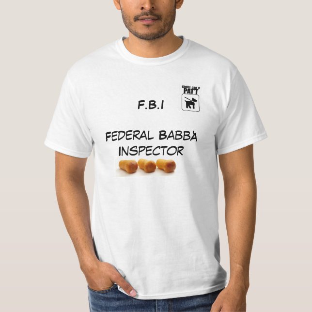 Camiseta Inspector federal de F.B.I Babbà (Frente)