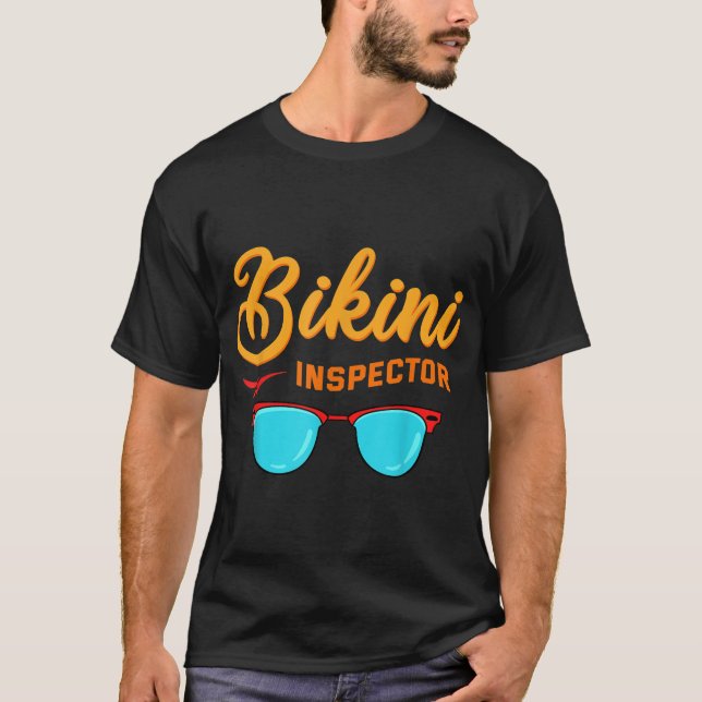 Camiseta Inspetor Bikini Tshirt Engraçado (Frente)