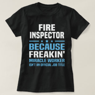 Camiseta Inspetor de incêndio
