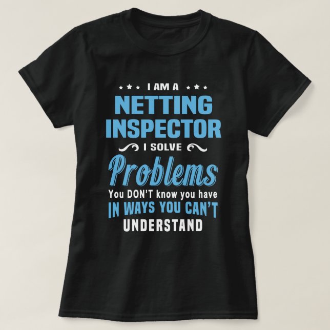 Camiseta Inspetor de rede (Frente do Design)