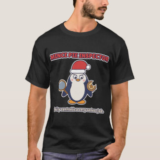 Camiseta Inspetor de Torta de Natal Design de Pinguim Diver