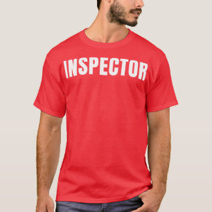 Camiseta Inspetor Funny Job Profissão de Aniversário Presen