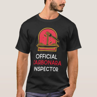Camiseta Inspetor oficial da Carbonara