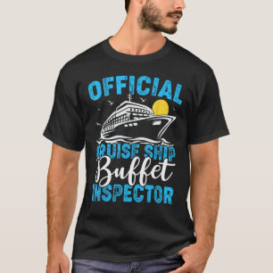 Camiseta Inspetor Oficial Do Buffet Do Navio De Cruzeiro Va