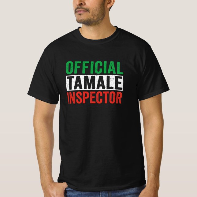 Camiseta Inspetor oficial tamale (Frente)