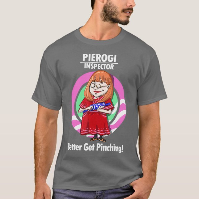 Camiseta Inspetor Pierogi T Funny Xmas Janto Gift Kids (Frente)