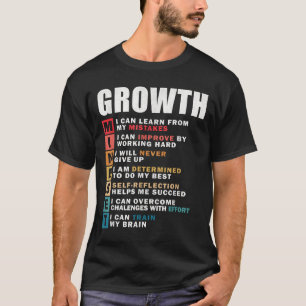 Camiseta Inspi de Cota Motivativa de Definição de Mindset d