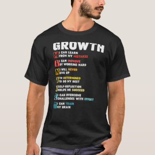Camiseta Inspi de Cota Motivativa de Definição de Mindset d