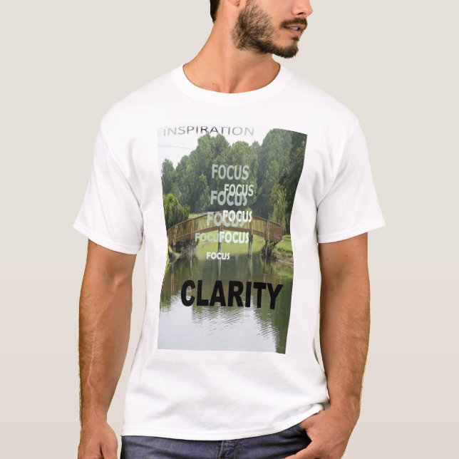 Camiseta "Inspiração à claridade " (Frente)