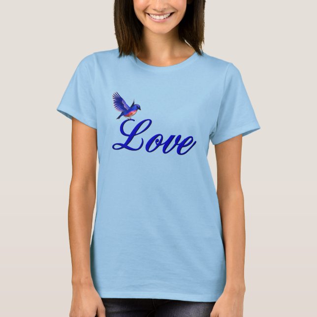 Camiseta Inspiração Bluebird Elegante (Frente)