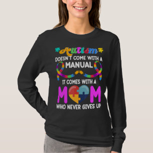 Camiseta Inspiração Citação Autismo Mãe Autismo Consciência