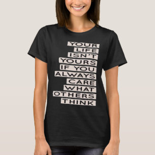 Camiseta Inspiração Cite a Sua Gráfico de Letra&Palavras da