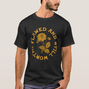 Camiseta Inspiração Cristã Floral Fracassada E Ainda Vergon