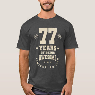 Camiseta Inspiração de 77 anos - 77.º aniversário